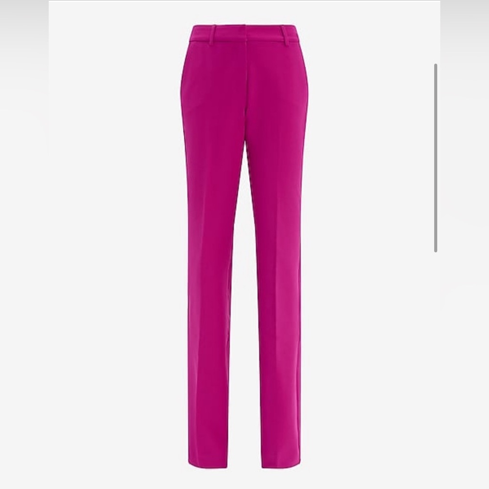 NWT Express Editor Signature Stretch Mid Rise Bootcut Pant - Picture 3 of 4